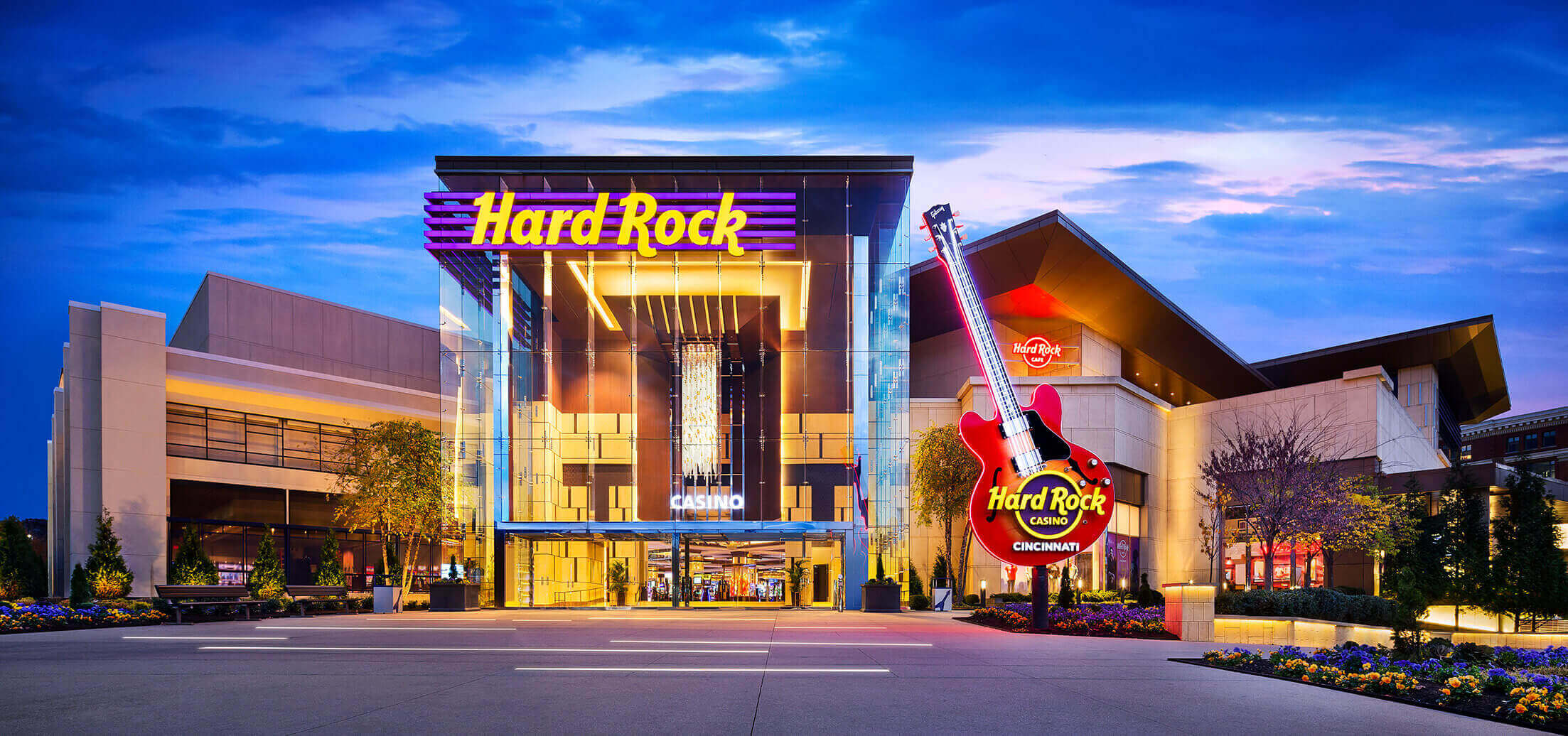 Exterior photo of Hard Rock Casino Cincinnati