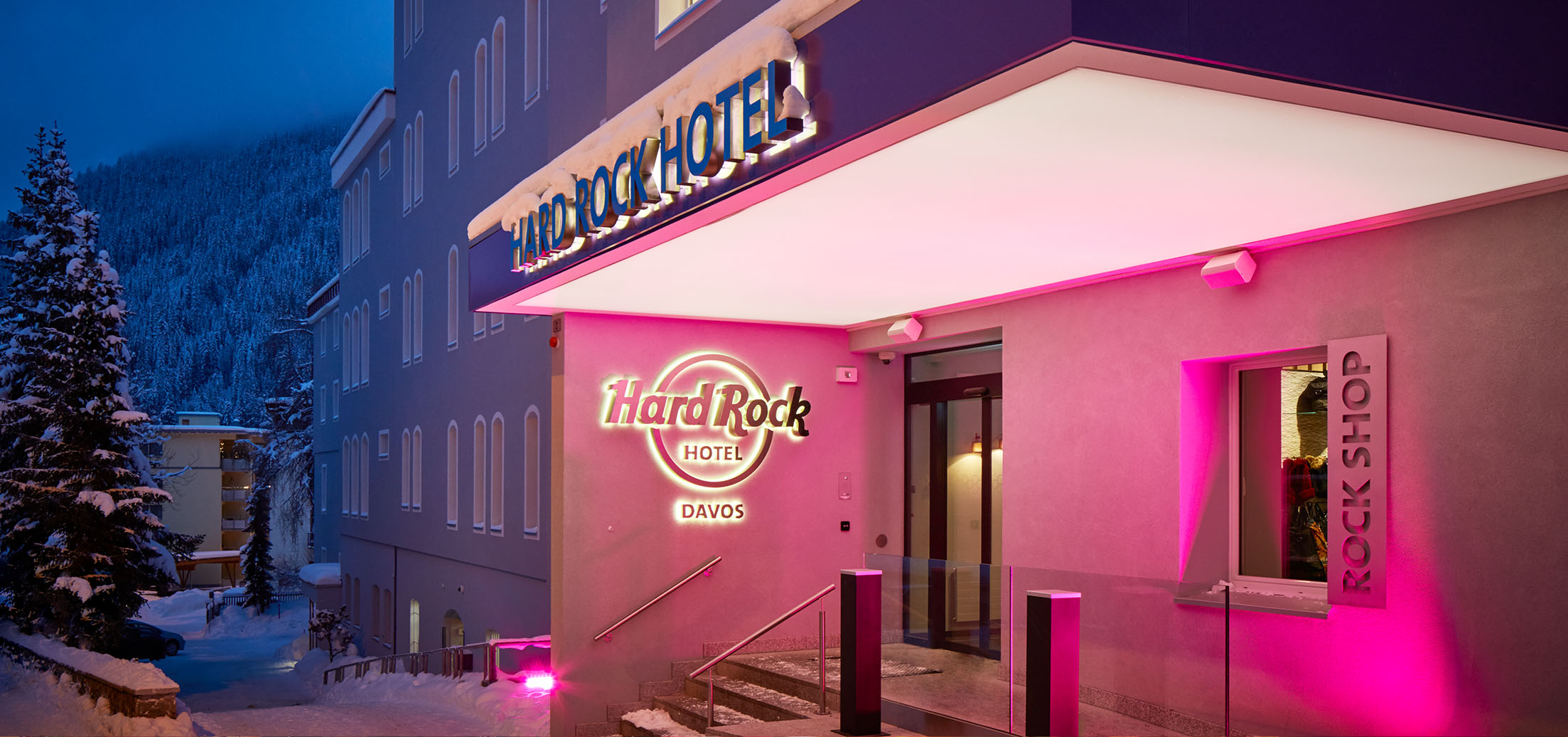 Hard Rock Hotel Davos front entrance